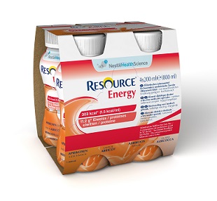 RESOURCE ENERGY ALBICOCCA 4 BOTTIGLIE 200 ML - Farmacianuova.eu