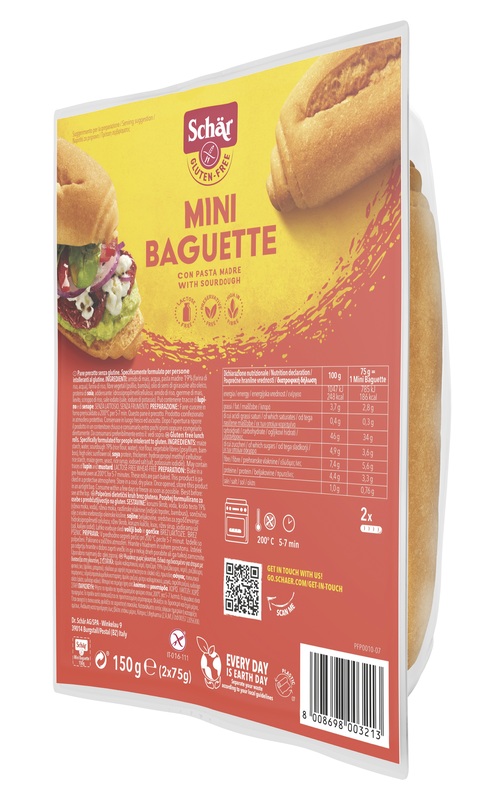 SCHAR DUO MINI-BAGUETTE 150 G - Farmacianuova.eu