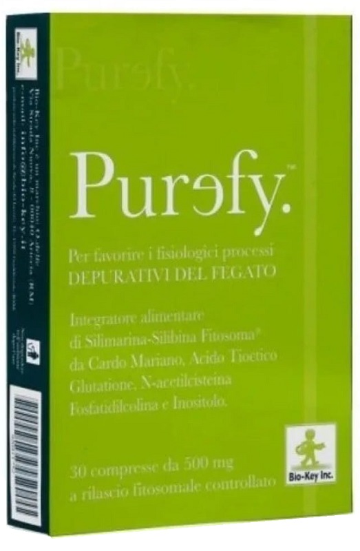 BIO-KEY PUREFY INTEGRATORE ALIMENTARE 30 CAPSULE 440 MG - Farmacianuova.eu