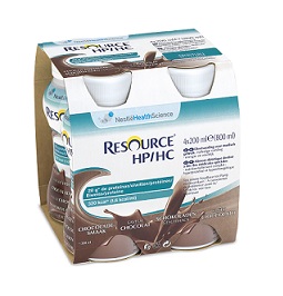 RESOURCE HP/HC CIOCCOLATO 4 BOTTIGLIE 200 ML - Farmacianuova.eu