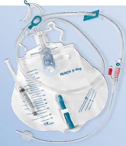 CATETERE IN SILICONE SCANALATO PROFILCATH PRECONNESSO CH16 LUNGHEZZA 40CM + SACCA DI DRENAGGIO DA 2000ML GRADUATA CON TUBO DI SCARICO ELASTICO E CHIUSURA A MORSETTO - Farmacianuova.eu