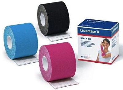BENDA ADESIVA LEUKOTAPE K PER TAPING FISIOTERAPICO LARGHEZZA 5 CM LUNGHEZZA 5 M COLORE AZZURRO IN ROTOLO - Farmacianuova.eu
