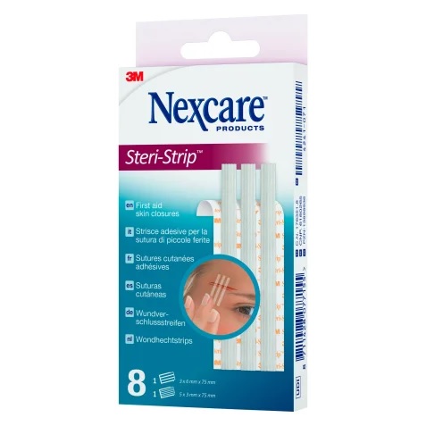 CEROTTO PER SUTURA NEXCARE STERISTRIP 6X75 MM + 3X75 MM - Farmacianuova.eu