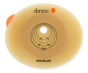 PLACCA PER COLO ILEO ED UROSTOMIA DANSAC NOVALIFE2 36MM RITAGLIABILE 10-28 - Farmacianuova.eu