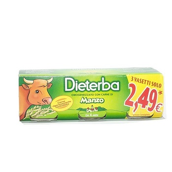 DIETERBA OMOGENEIZZATO MANZO 3 PEZZI 80 G - Farmacianuova.eu