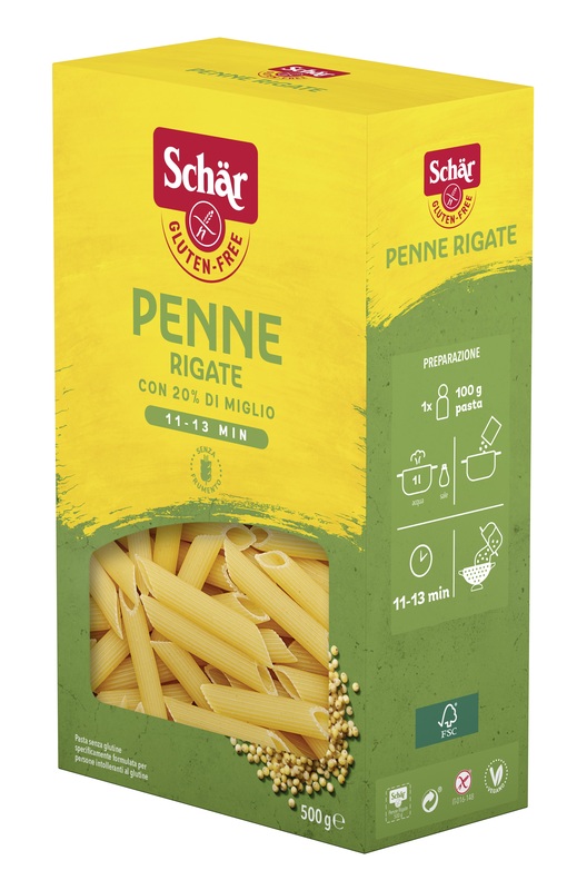 SCHAR PENNE RIGATE 500 G - Farmacianuova.eu