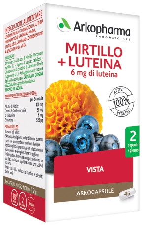 ARKO CAPSULE MIRTILLO+LUTEINA 45 CAPSULE - Farmacianuova.eu