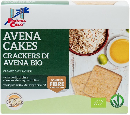 FSC AVENACAKES CRACKERS DI AVENA BIO VEGAN SENZA LIEVITO DI BIRRA CON OLIO EXTRAVERGINE DI OLIVA 250 G - Farmacianuova.eu
