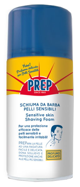 PREP SCHIUMA BARBA PELLE SENSIBILE 300 ML - Farmacianuova.eu