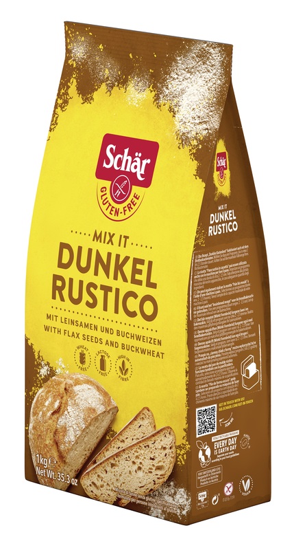 SCHAR MIX IT DUNKEL RUSTICO SENZA GLUTINE SENZA LATTOSIO 1 KG - Farmacianuova.eu