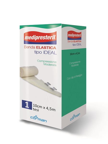 BENDA ELASTICA MEDIPRESTERIL IDEAL CM10X45MT - Farmacianuova.eu