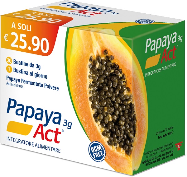 PAPAYA ACT 30 BUSTINE DA 3 G - Farmacianuova.eu
