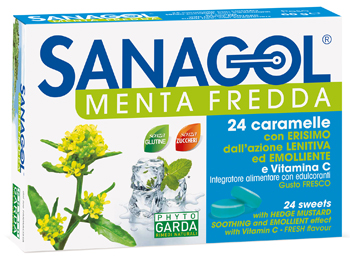SANAGOL MENTA FREDDA 24 CARAMELLE - Farmacianuova.eu