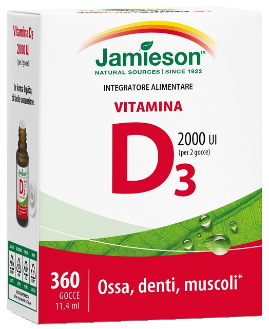 JAMIESON VITAMINA D GOCCE 11,4 ML - Farmacianuova.eu