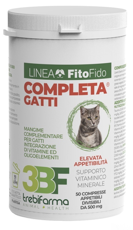 COMPLETA GATTI 50 COMPRESSE BARATTOLO 25 G - Farmacianuova.eu