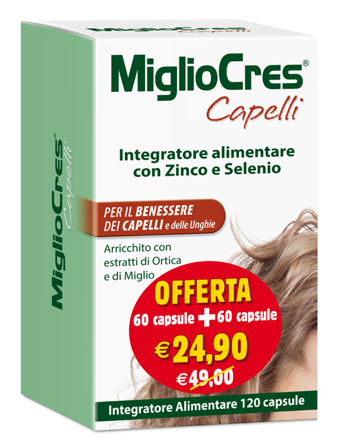 MIGLIOCRES 60+60 CAPSULE 60 G PROMOZIONE - Farmacianuova.eu