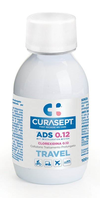 CURASEPT COLLUTORIO 0,12 TRAVEL ADS 100 ML - Farmacianuova.eu