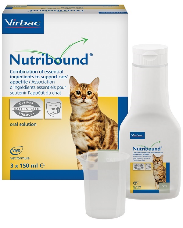 NUTRIBOUND SOLUZIONE ORALE APPETIBILE PER GATTO 3 FLACONI DA 150 ML - Farmacianuova.eu