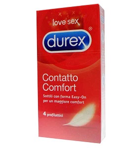 PROFILATTICO DUREX CONTATTO COMFORT 4 PEZZI - Farmacianuova.eu