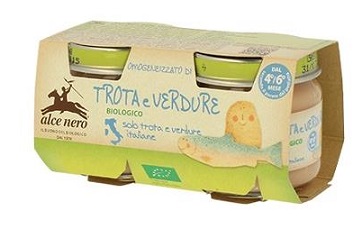 OMOGENEIZZATO TROTA E VERDURE BABY FOOD BIO 2 X 80 G - Farmacianuova.eu
