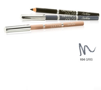 DEFENCE COLOR BIONIKE MATITA OCCHI KOHL & KAJAL 104 GRIS - Farmacianuova.eu