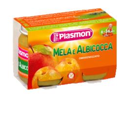 PLASMON OMOGENEIZZATO MELA ALBICOCCA 2 X 104 G - Farmacianuova.eu