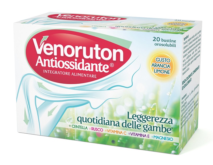 VENORUTON ANTIOSSIDANTE 20 BUSTINE OROSOLUBILI MONODOSE - Farmacianuova.eu