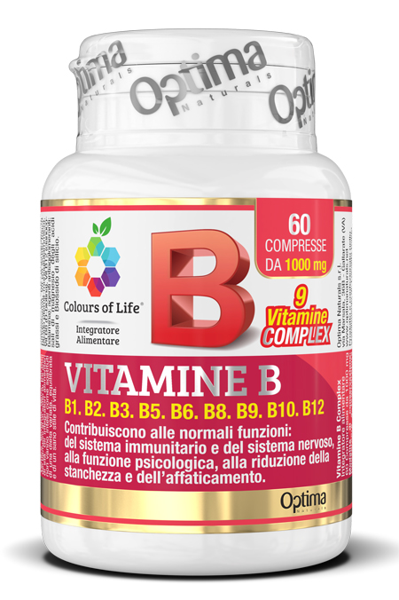 COLOURS OF LIFE VITAMINE B COMPLEX 60 COMPRESSE 1000 MG - Farmacianuova.eu