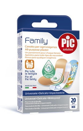 CEROTTO PIC STRIP FAMILY 20 PEZZI ANTIBATTERICO CON TAMPONE - Farmacianuova.eu