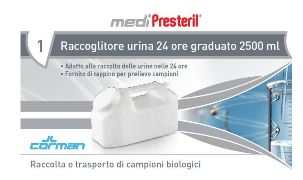 CONTENITORE URINA 24 ORE MEDIPRESTERIL - Farmacianuova.eu
