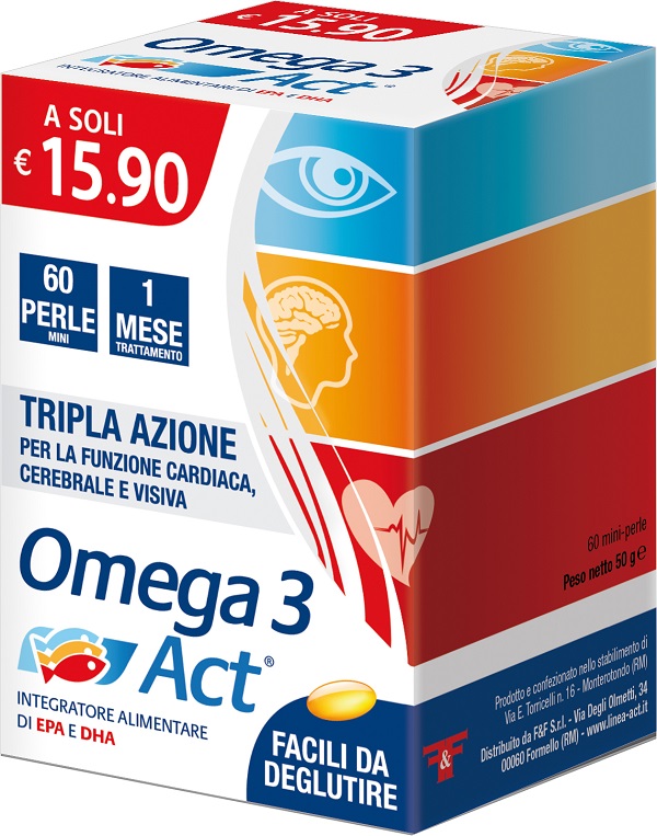 OMEGA 3 ACT 540MG 60 PERLE MINI - Farmacianuova.eu