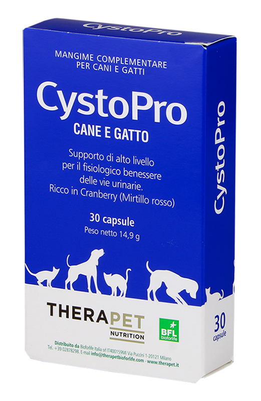 CYSTOPRO THERAPET 30 CAPSULE - Farmacianuova.eu