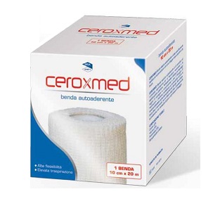 BENDA ELASTICA AUTOADERENTE CEROXMED 2000 X 10 CM 1 PEZZO - Farmacianuova.eu