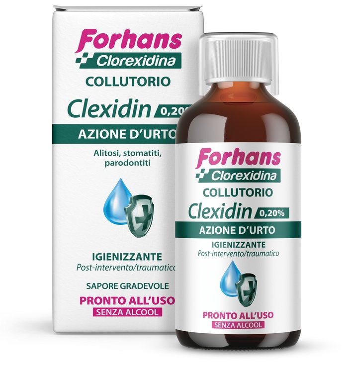 FORHANS CLEXIDIN 0,20 SENZA ALCOOL 200 ML - Farmacianuova.eu