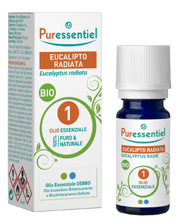 PURESSENTIEL EUCALIPTO RADIATA OLIO ESSENZIALE BIO 10 ML - Farmacianuova.eu