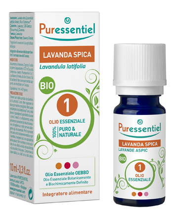 PURESSENTIEL LAVANDA SPICA OLIO ESSENZIALE BIO 10 ML - Farmacianuova.eu