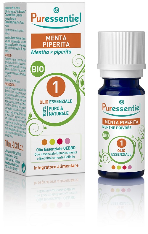 PURESSENTIEL MENTA PIPERITA OLIO ESSENZIALE BIO 10 ML - Farmacianuova.eu