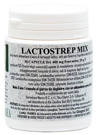 LACTOSTREP MIX 500 MACERATO GLICERICO 50 CAPSULE - Farmacianuova.eu