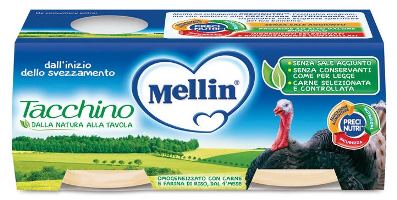 MELLIN OMOGENEIZZATO TACCHINO 2 X 80 G - Farmacianuova.eu