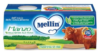 MELLIN OMOGENEIZZATO MANZO 2 X 80 G - Farmacianuova.eu