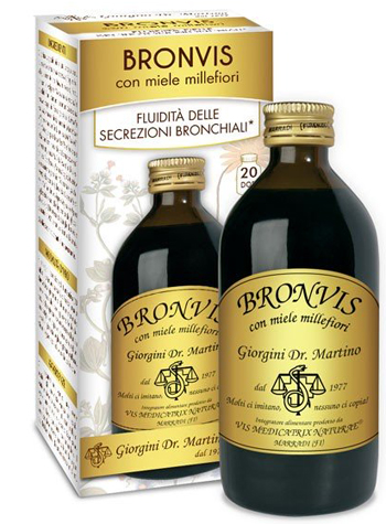 BRONVIS CON MIELE MILLEFIORI 200 ML - Farmacianuova.eu