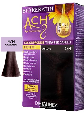 BIOKERATIN ACH8 COLOR PRODIGE 4/N CASTANO - Farmacianuova.eu
