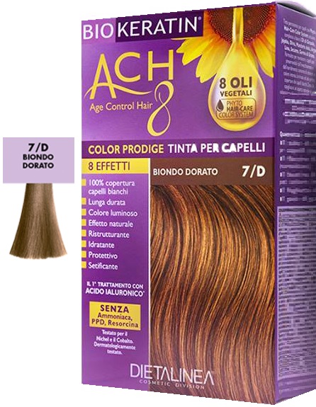 BIOKERATIN ACH8 COLOR PRODIGE 7/D BIONDO DORATO - Farmacianuova.eu