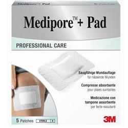 MEDICAZIONE MEDIPORE+PAD 10X20CM 5PEZZI - Farmacianuova.eu