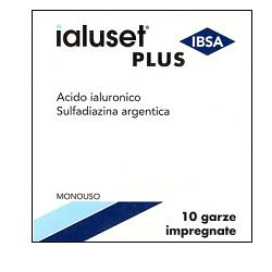 GARZA IMPREGNATA IALUSET FERITE E USTIONI NON INFETTE 10X10 CM 10 PEZZI - Farmacianuova.eu