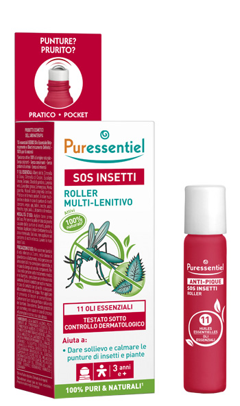 PURESSENTIEL SOS INSETTI ROLLER 11 OLI ESSENZIALI 5 ML - Farmacianuova.eu