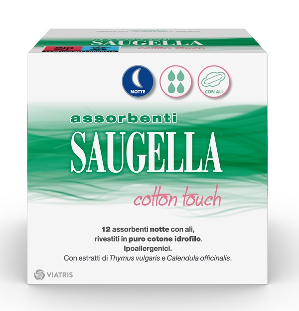 SAUGELLA COTTON TOUCH ASSORBENTI NOTTE 12 PEZZI TAGLIO PREZZO - Farmacianuova.eu
