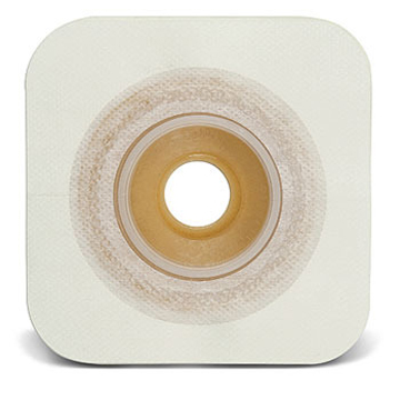 PLACCA CONVESSA NATURA+ PRETAGLIATA 22 MM FLANGIA 45 MM DURAHESIVE E CEROTTO MICROPOROSO 5 PEZZI - Farmacianuova.eu