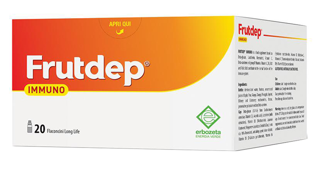 FRUTDEP IMMUNO 20 FLACONCINI 10 ML - Farmacianuova.eu