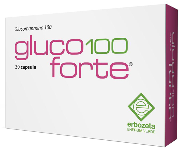 GLUCO 100 FORTE GLUCOMANNANO 100 30 CAPSULE DA 900 MG - Farmacianuova.eu